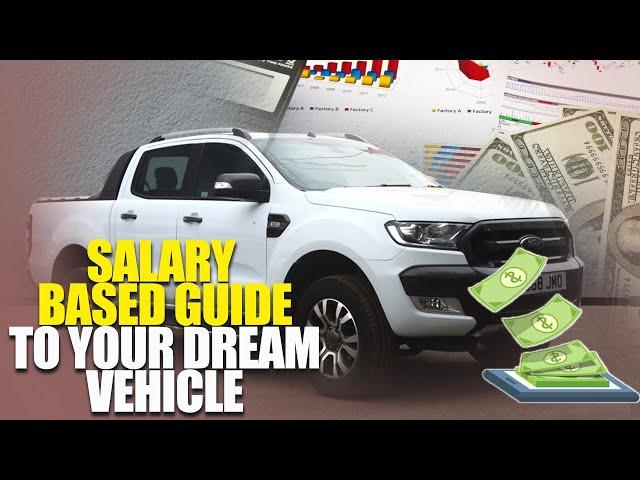 A Salary Based Guide To Your Dream Vehicle!