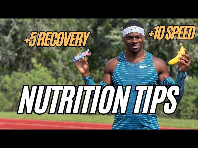 Track and Field Nutrition TIPS to Run FASTER || Grocery VLOG w/ Olympian Aaron Kingsley Brown