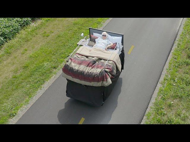 Grandma Built A MOTORIZED BED | Ross Smith