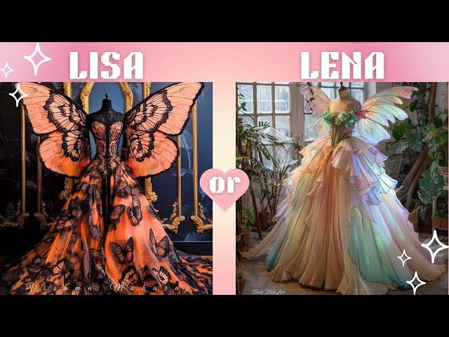 Lisa or Lena (would you rather) | aesthetic vibe