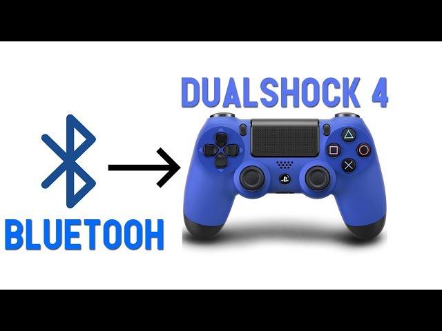 Как подключить DUALSHOCK 4 к PC  по USB и BLUETOOH ( по юсб и блютузу)