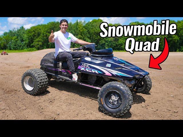 This Snowmobile Quad Sucks.