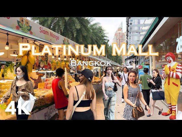 【4K real sound】A leisurely stroll through the bustling markets of downtown Bangkok in the afternoon