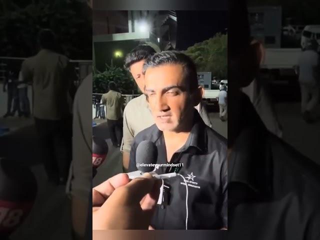 Gautam Gambhir Reaction //Real Hero//#shorts #shortsfeed