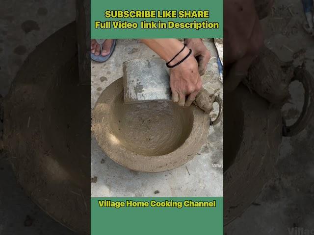 amazing art mitti ka chulha | clay oven mud stove traditional life village life #shorts #art #clay