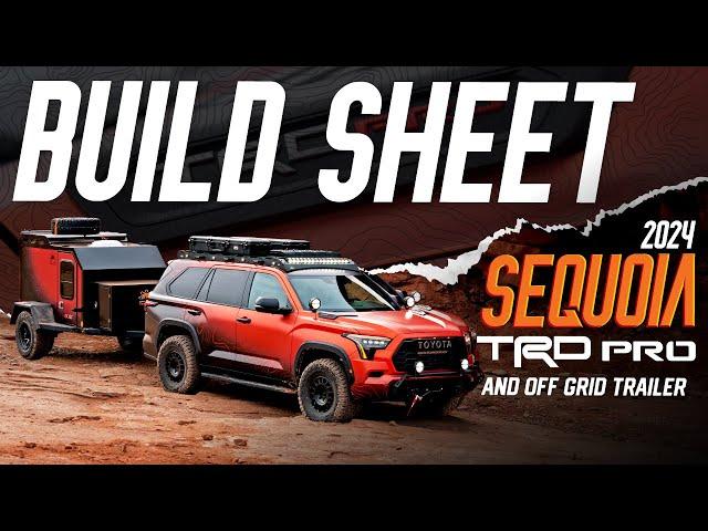 Toyota Sequoia TRD Pro Build Sheet