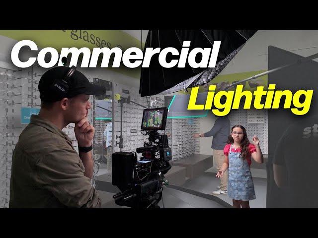 How to Lighting a Commercial Look | Aputure 600c Pro