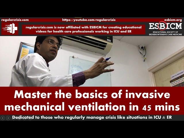 Master basics of invasive mechanical ventilation in 45 minutes for doctors & nurses | ENG. SUBTITLES