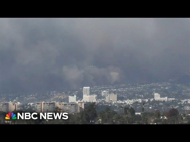 Dangerous winds fueling California wildfires