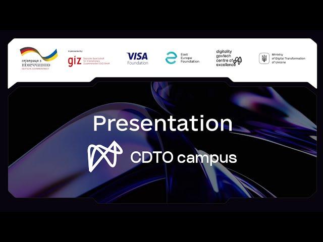 CDTO Campus presentation: a national educational project for experts in digital transformation