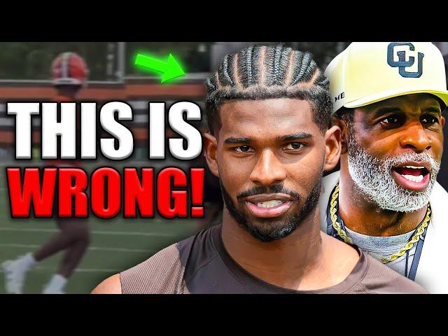 SHEDEUR SANDERS SHUTS DOWN RUDE BROWNS REPORTER DEION SANDERS QUESTION