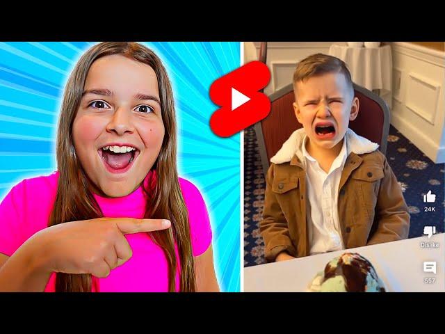 REACTING TO OUR VIRAL SHORTS! 