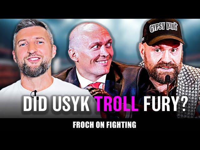 "WHERE’S BIG JOHN FURY GONE and is losing UNTHINKABLE for Fury?" Carl Froch on Usyk Fury 2 presser