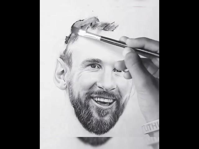 Lionel Messi sketch drawing