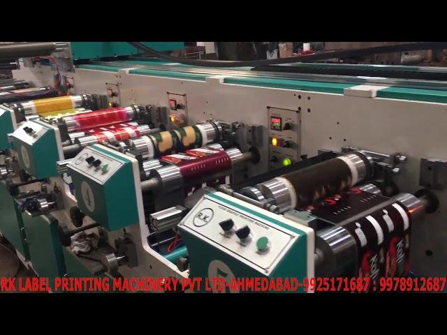 8 Color Flexo Label Printing Machine (RK-FM-8 Color)