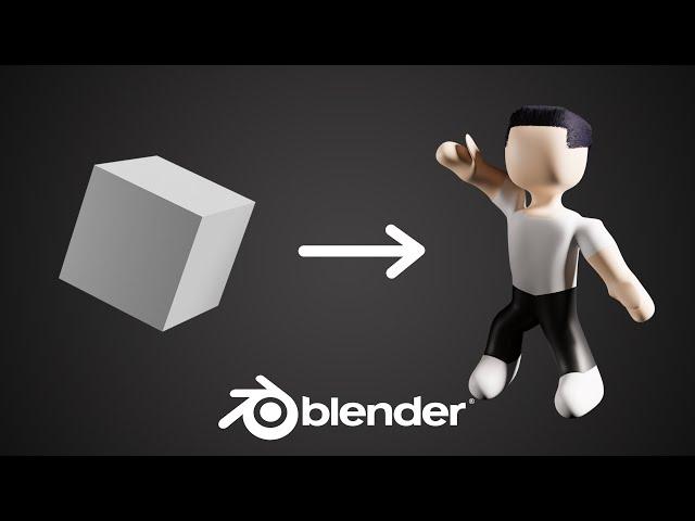 How to Create a Low Poly Character in Blender in 1 Minute