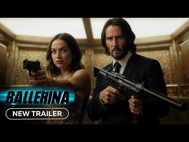 Ballerina - New Trailer (2025) Ana de Armas, Keanu Reeves (4K)