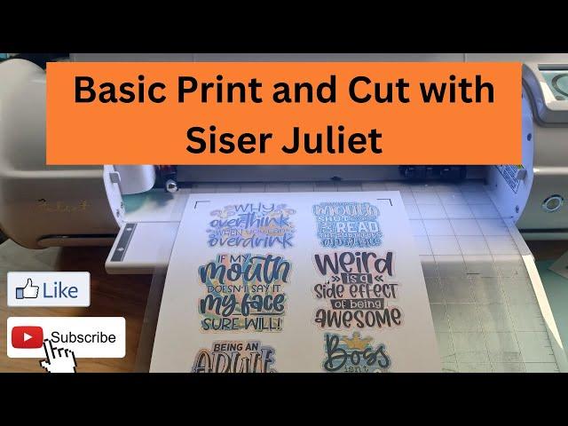 Basic Print and Cut with Siser Juliet by Swift Creek Customs