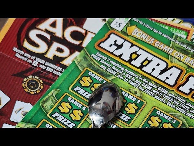 $20.00 worth Virginia Lottery Scratcher, with one win!  NEW CARDS!