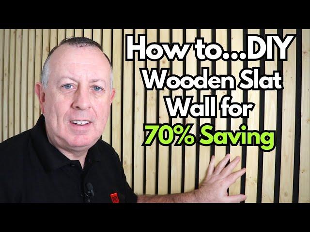 Save Money Building Your Own Slat Wall