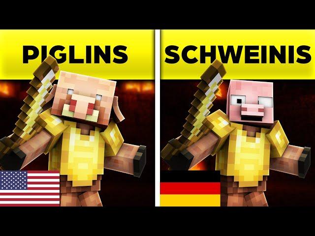 10 UNNÖTIGE & SELTSAME Übersetzungen in MINECRAFT