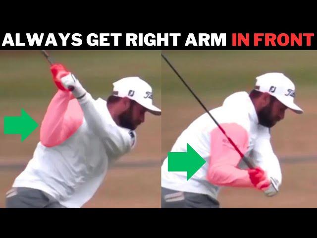 Why You Can't Get Your Right Arm In Front In The Downswing