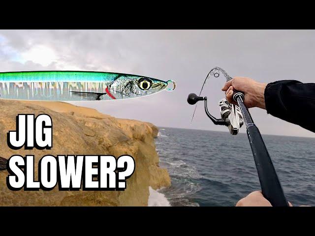 I Changed ONE Thing and You SHOULD Too! SHORE JIGGING Live Strike