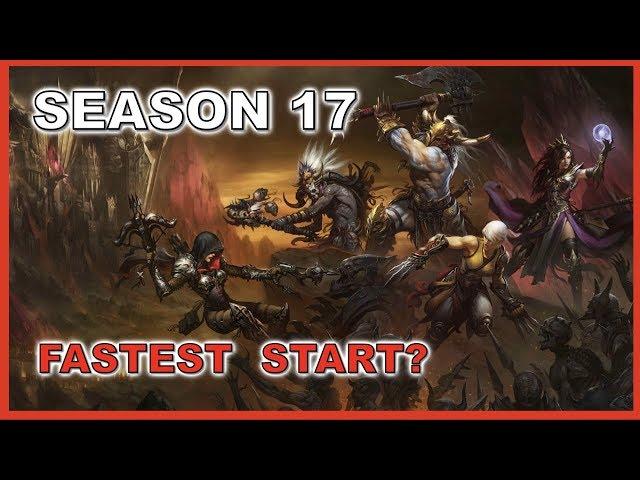 Which Class has the Fastest Start - Season 17 Diablo 3