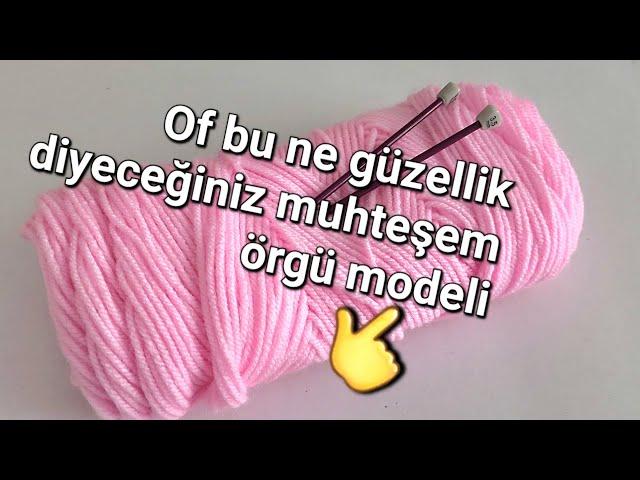 Güzel Ve Kolay ÖrgüYelek, Şal, Bluz, Süveter İçin Örgü Modeli #knitting