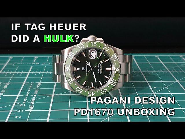 If Tag Heuer Did A Hulk? - Pagani Design PD-1670 Unboxing