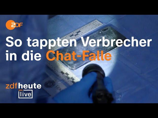 Schlag gegen Organisierte Kriminalität weltweit | ZDFheute live zur Operation "Trojanisches Schild"