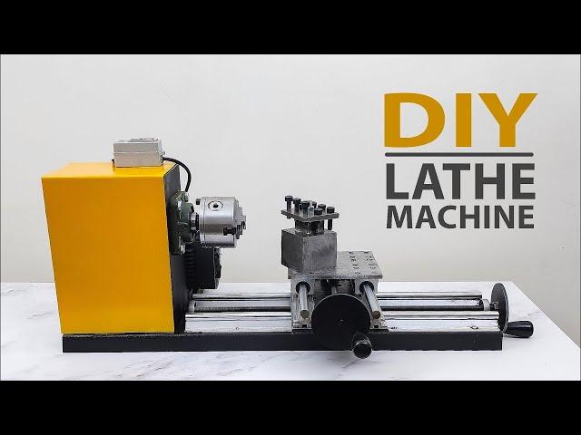 Homemade Metal Lathe Machine