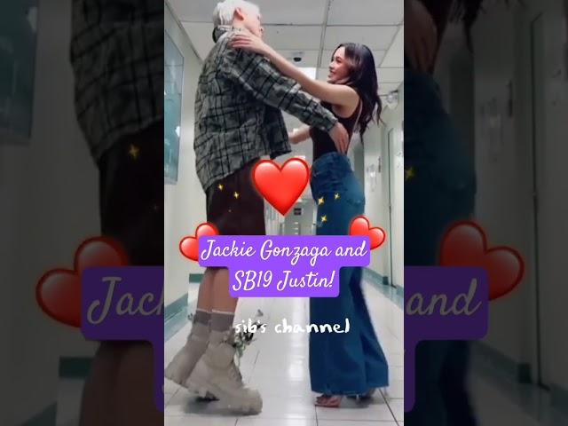 JACKIE GONZAGA AND SB19 JUSTIN IN THEIR SWEET DANCE! #viralvideos #shorts #jackiegonzaga#sb19justin