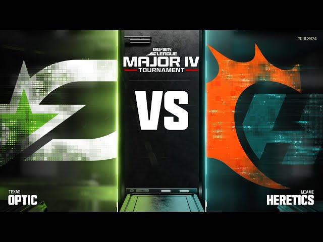 @OpTicTexas vs @MiamiHeretics | Major IV Tournament | Losers Round 1