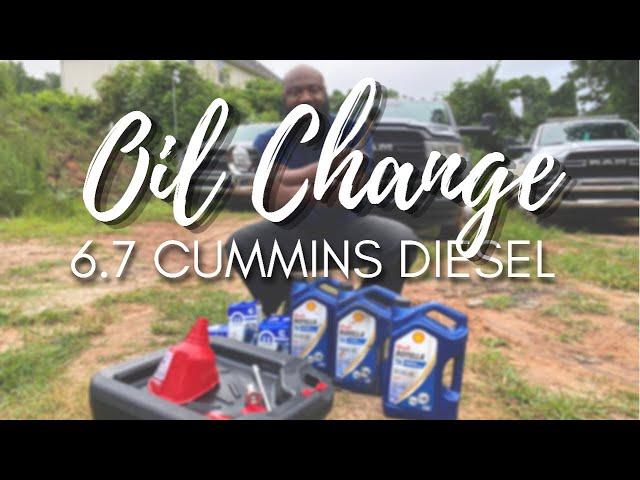 D.I.Y RAM 6.7 CUMMINS OIL CHANGE SAVE $4800 A YEAR ON NON CDL & CDL HOTSHOT MAINTENANCE ‼️