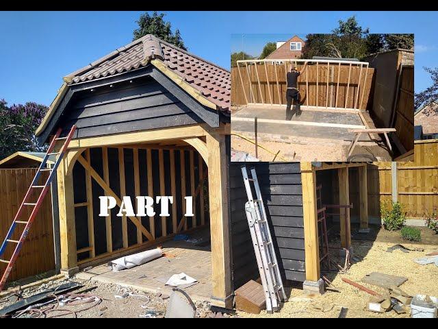 How to build a timer frame carport