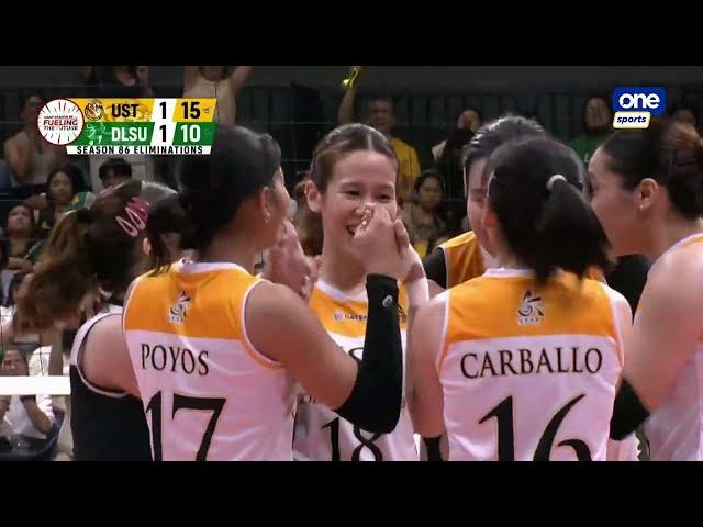 Jurado DELIVERS GROWLING ATTACKS for UST vs DLSU ️ | UAAP SEASON 86 WOMEN'S VOLLEYBALL