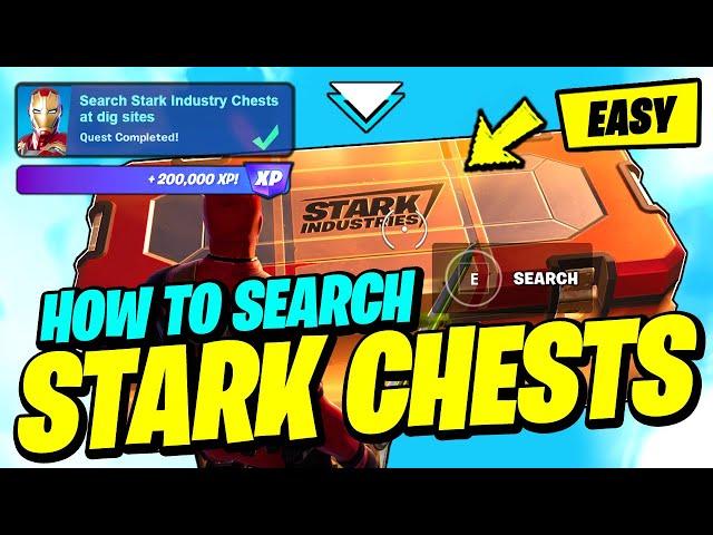 How to EASILY Search a Stark Industries Chest - Fortnite Quest