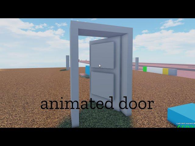 animated door tutorial revamped - obby creator