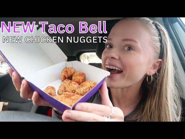 TACO BELL NEW Chicken Nuggets, Fire Ranch Sauce, & Jalapeño Honey Mustard review