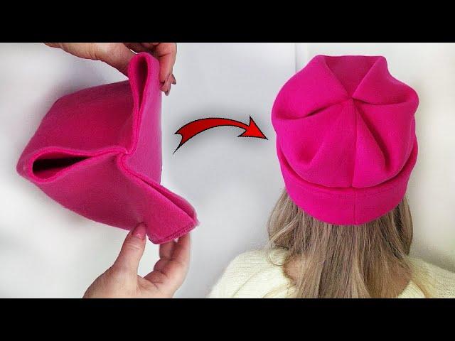 Sew this hat in 5 minutes / Sewing Tips and Tricks