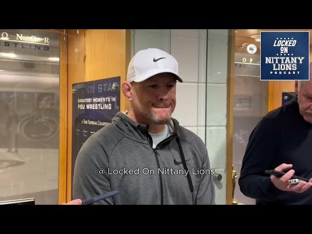 Cael Sanderson talks the Big Ten tournament, expectations for Penn State wrestling, Braeden Davis