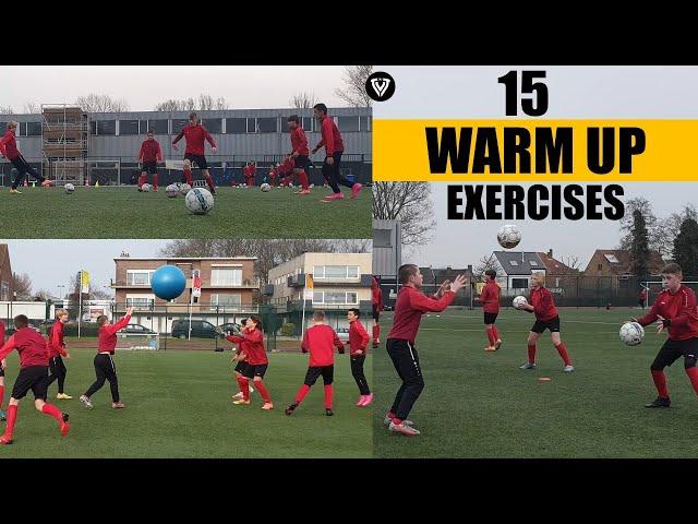 15 Warm Up Exercises | Coordination & Fun | Football Warm Up