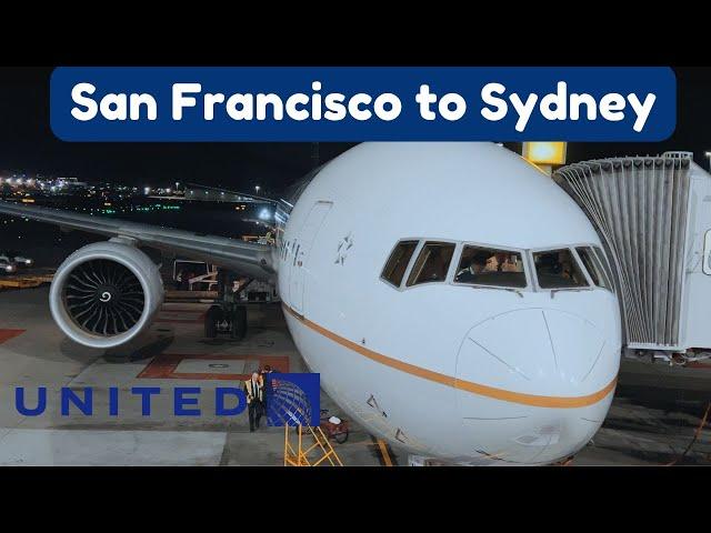 (4K) San Francisco to Sydney | Trip Report | United Airlines UA 863 Boeing 777-300ER