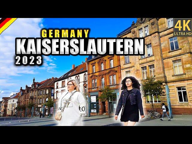 Germany walking tour 2023 | Kaiserslautern City | 4K Video