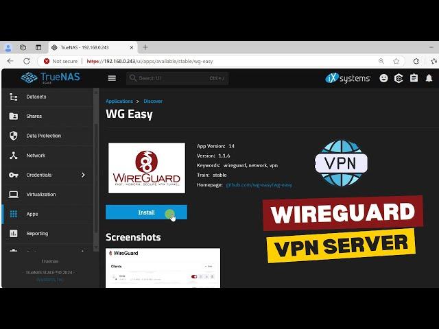 Set Up WireGuard VPN Server on TrueNAS Scale