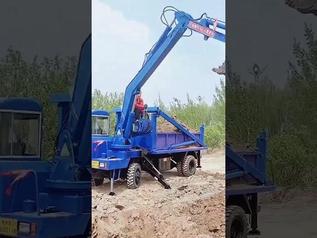 like Truck-mounted Crane and Digger Integrated Machine#Multifunctional busy at both ends P-4481