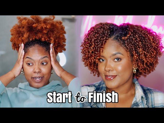 Wash Day Routine for Damaged Natural Hair! | GRWM Hair & Makeup