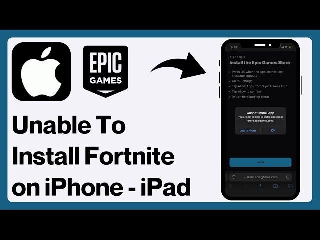 How To FIX Cannot Install App You Are Not Eligible To Install Apps From store.epicgames.com Error