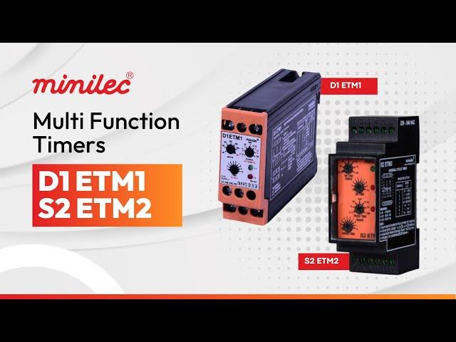 Multi Function Timers | D1 ETM1 | Minilec